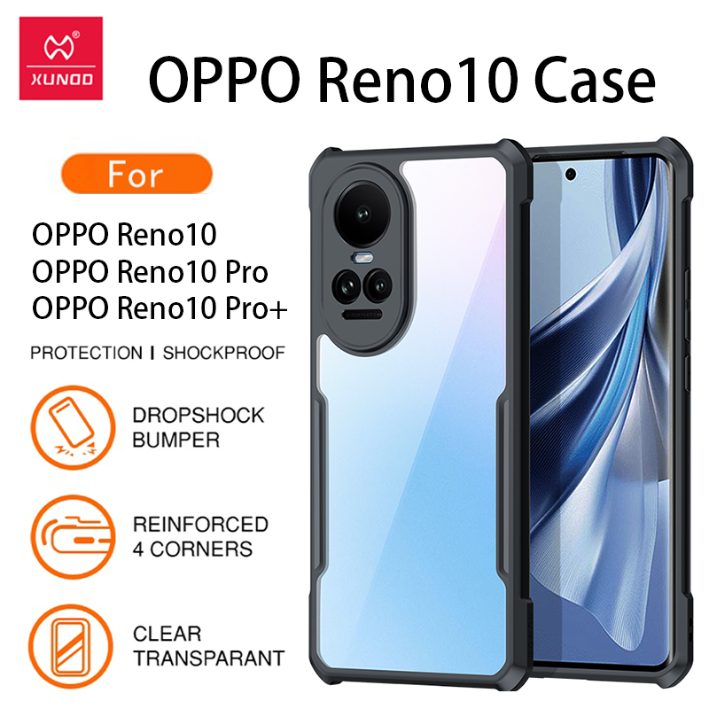 XUNDD Phone Case For OPPO Reno10/OPPO Reno10 Pro/OPPO Reno10 Pro+ Case 4-corner TPU Shockproof Protection Phone Case Anti Drop Anti Scratch Protective Covers soft shell