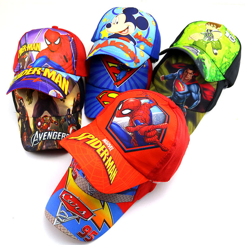 Junyeh Cheap Children Boy Outdoor Baseball Cap Girls Cartoon Sport Hat For Kids Child 2-8 Years