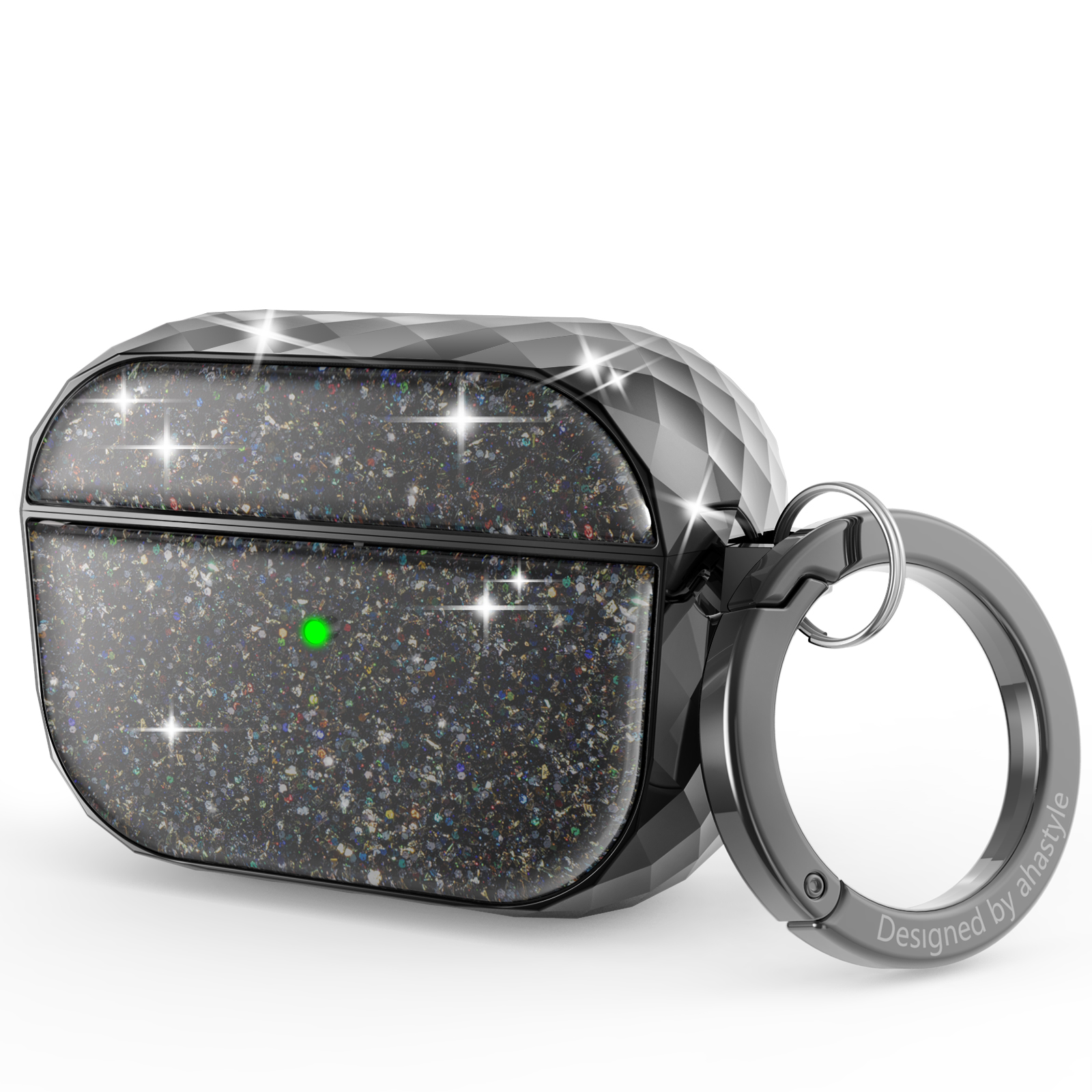 AhaStyle AirPods Pro Case Cover for Women Girls, Luxury Glossy Hard Shell Case Cover Accessories Compatible with Apple AirPods Pro Charging Case