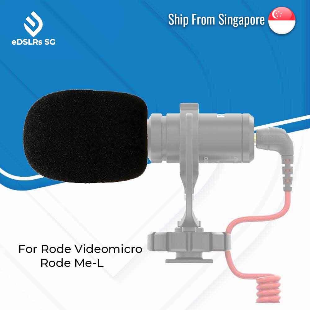 eDSLRs Microphone Windshield Sponge Foam Cover For RODE VideoMicro SmartLav+ VideoMic Me-L Lavalier Mic Go